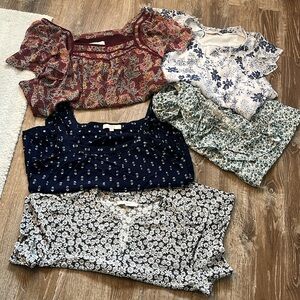 Bundle of 5 Loft Tops XL